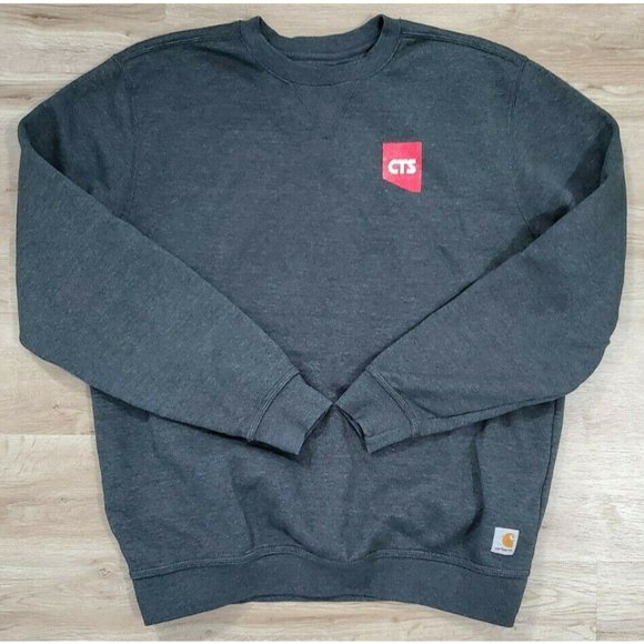 Carhartt Other - Carhartt Mens K124 Gray Fleece Sweatshirt Large